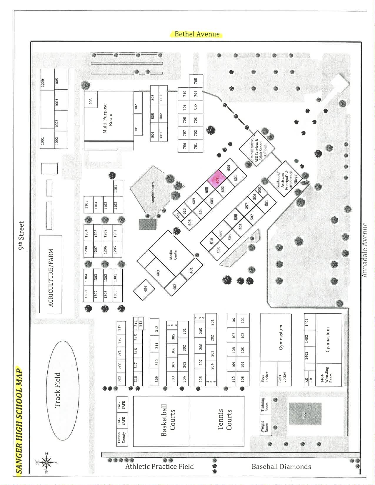 SHS map to  room 607 copy